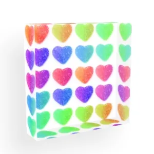 Sweet and Sour Acrylic Block/Bookend
