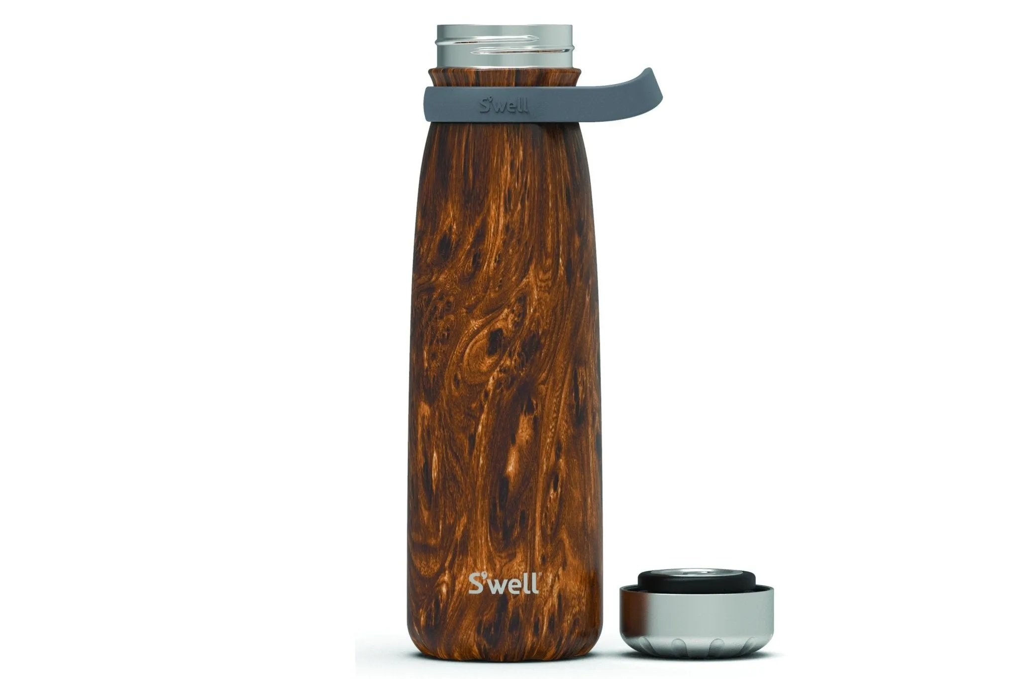 S'well Stainless Steel Traveler - Teakwood - 40oz