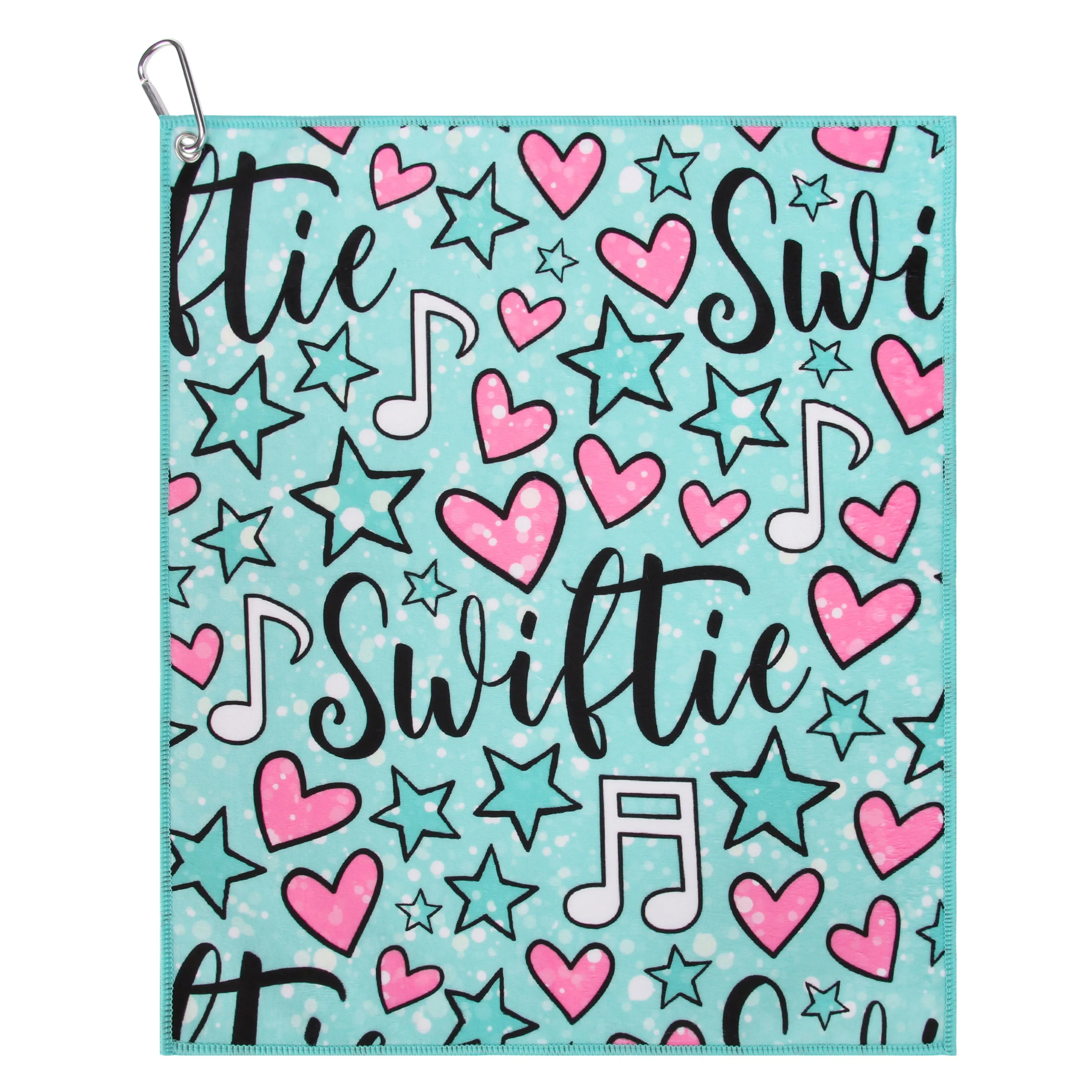 Swiftie Sports Towel with Carabiner Clip