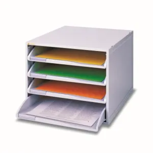 Sysmax 4 Tier Open File Cabinet 13104
