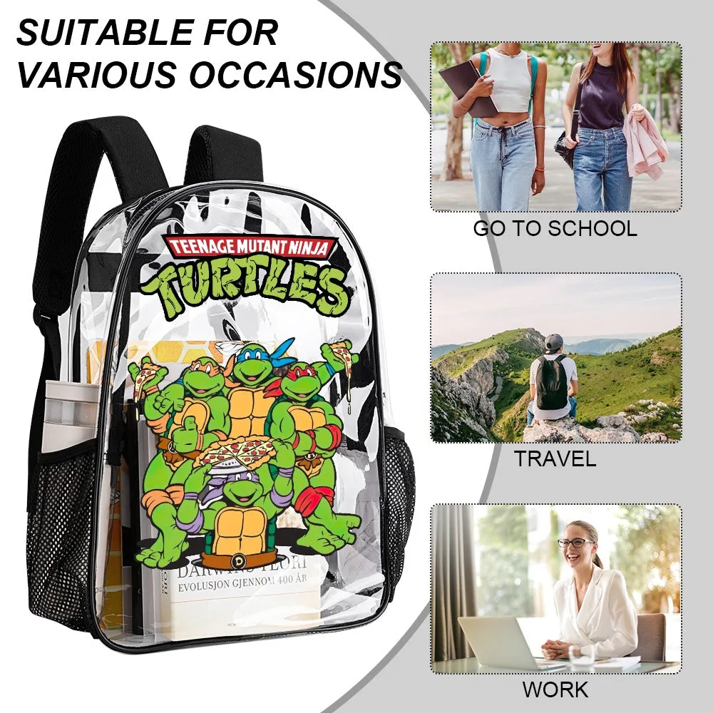 Teenage Mutant Ninja Turtles Transparent Backpack 17 Inch