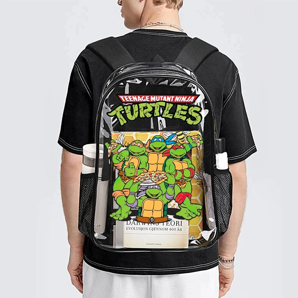 Teenage Mutant Ninja Turtles Transparent Backpack 17 Inch