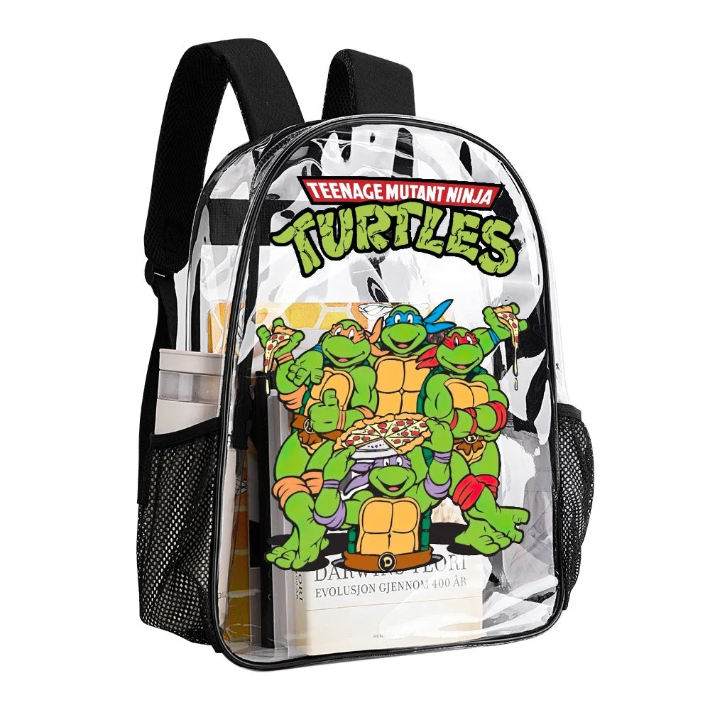 Teenage Mutant Ninja Turtles Transparent Backpack 17 Inch