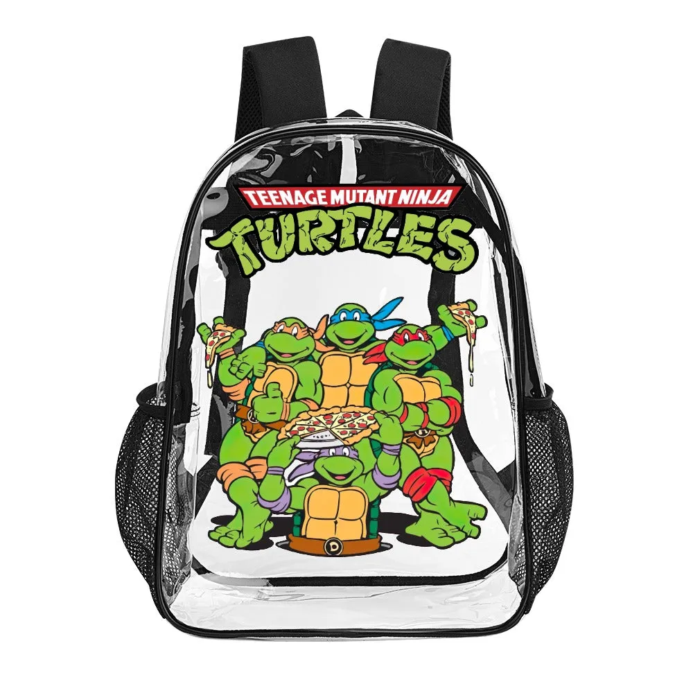 Teenage Mutant Ninja Turtles Transparent Backpack 17 Inch