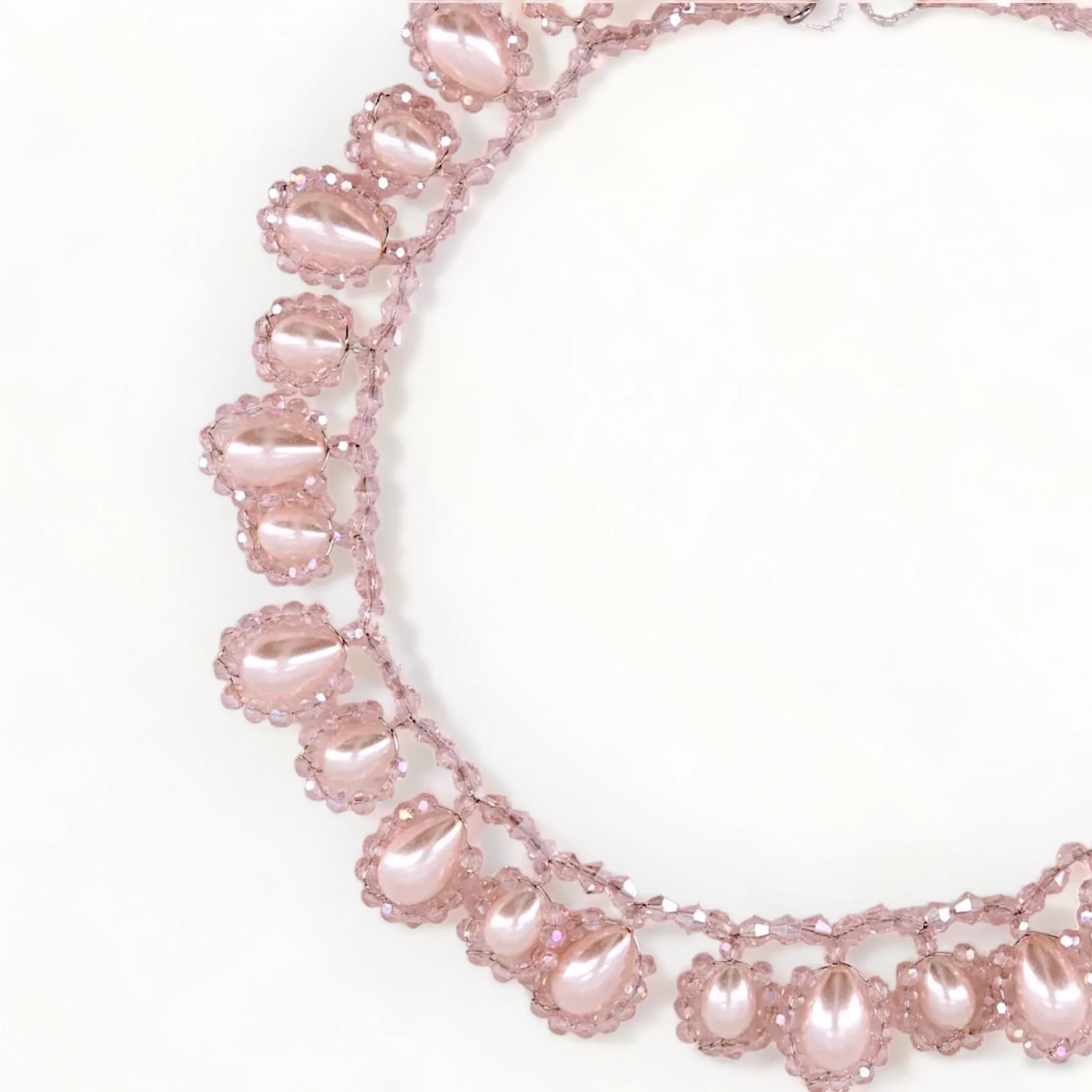 The Carita Pearl & Crystal Necklace