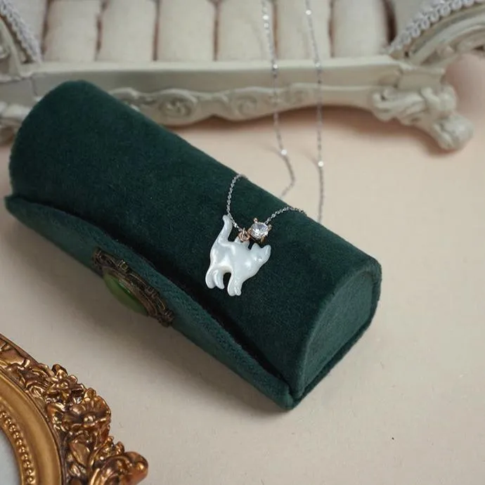The Cat Necklace (Solid Silver)