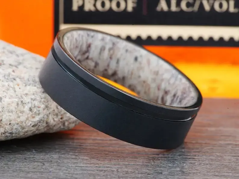 The Force | Deer Ring in Tungsten
