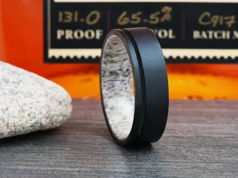 The Force | Deer Ring in Tungsten
