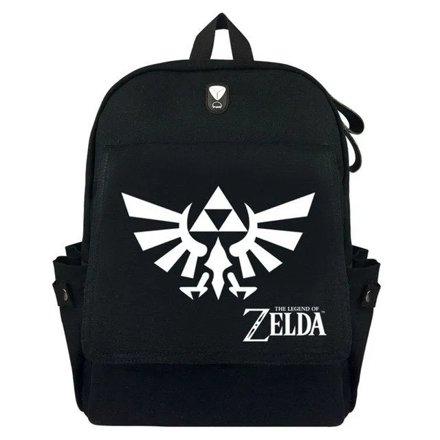 The Legend of Zelda Wild Breath Triforce Backpack - Stylish Laptop School Bag