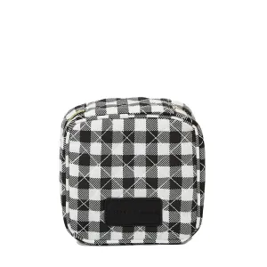 The Quilted Teched Out Case Black Gingham