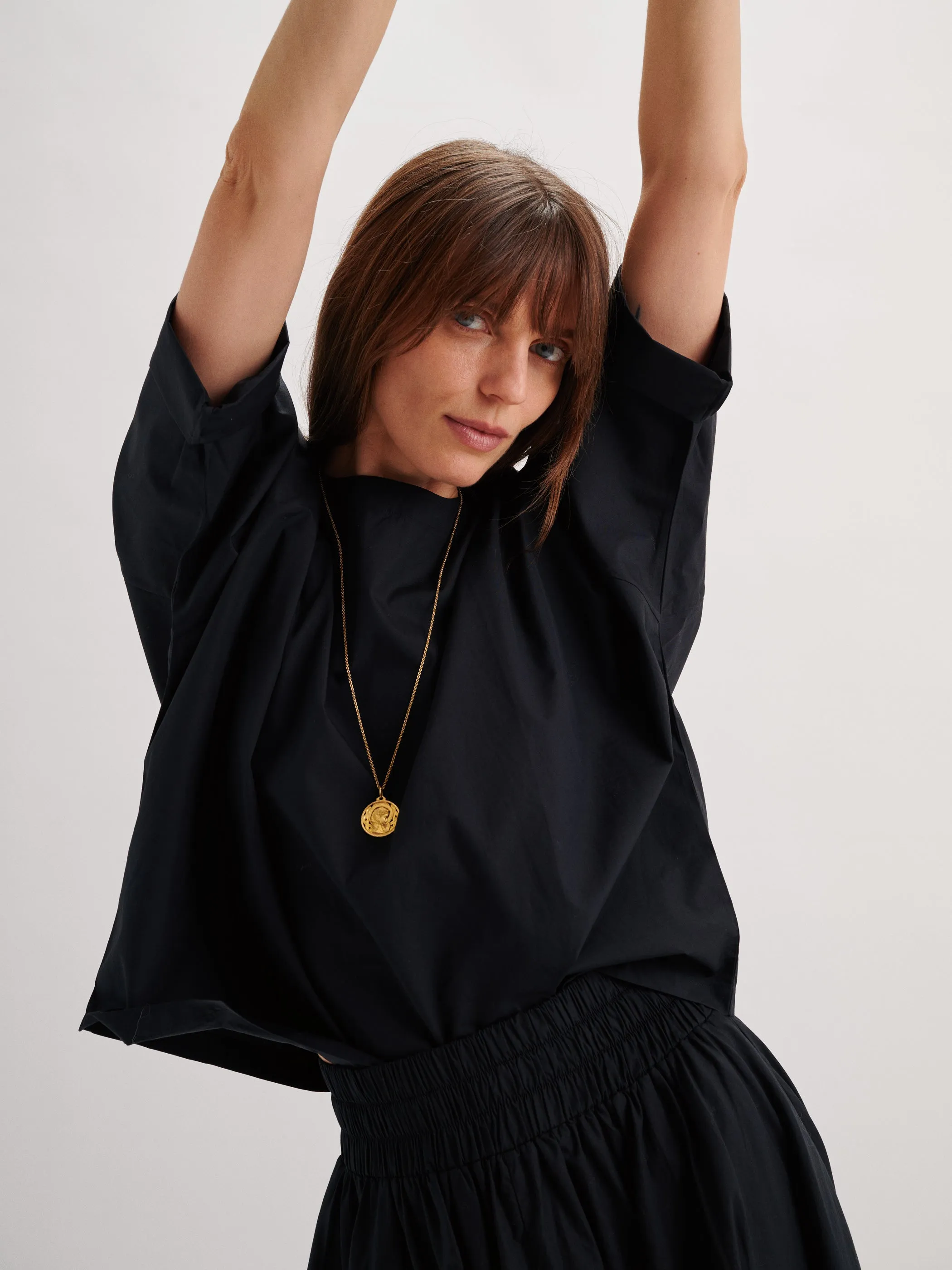 The Saria Top in Cotton Poplin