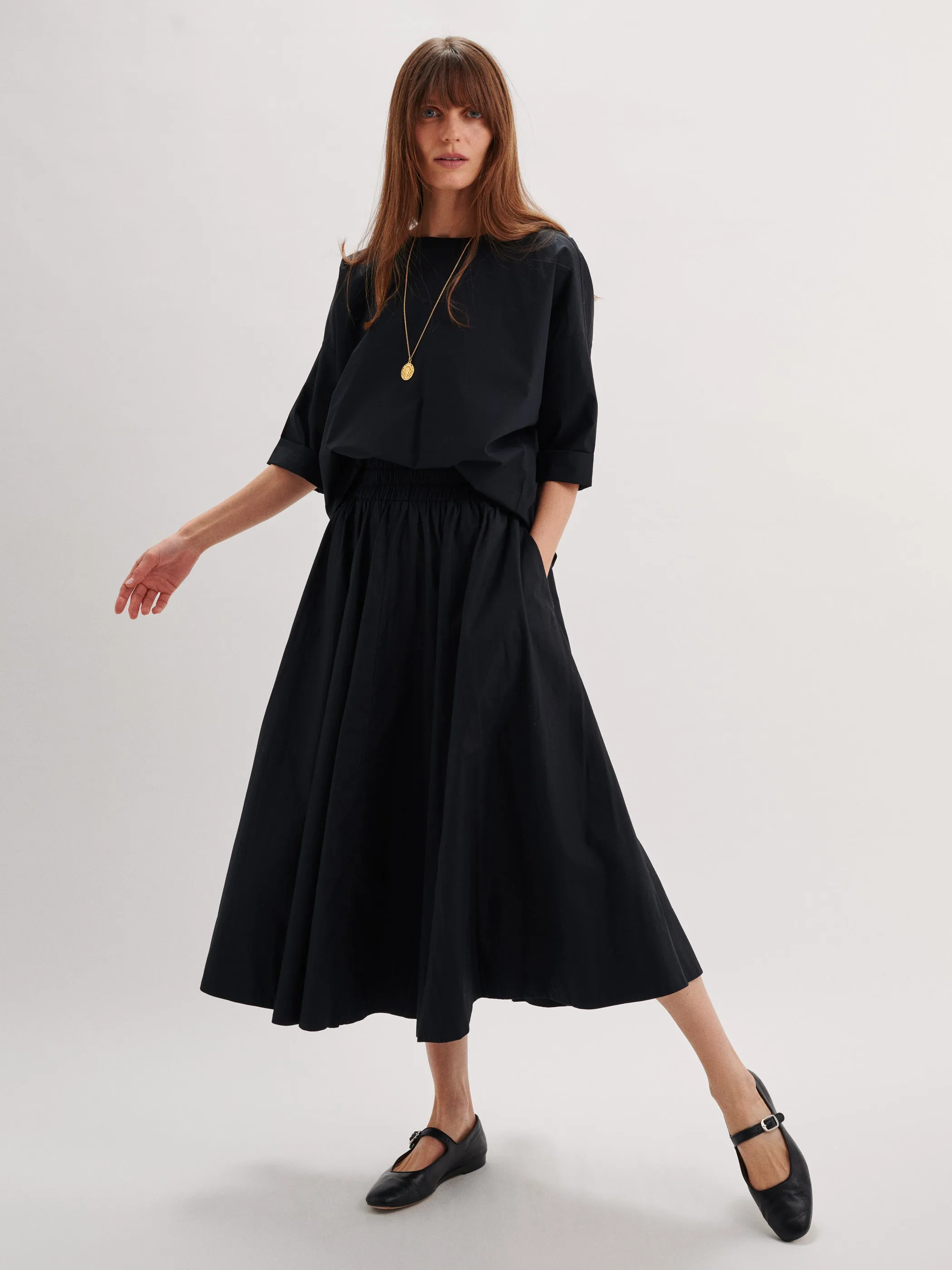 The Saria Top in Cotton Poplin