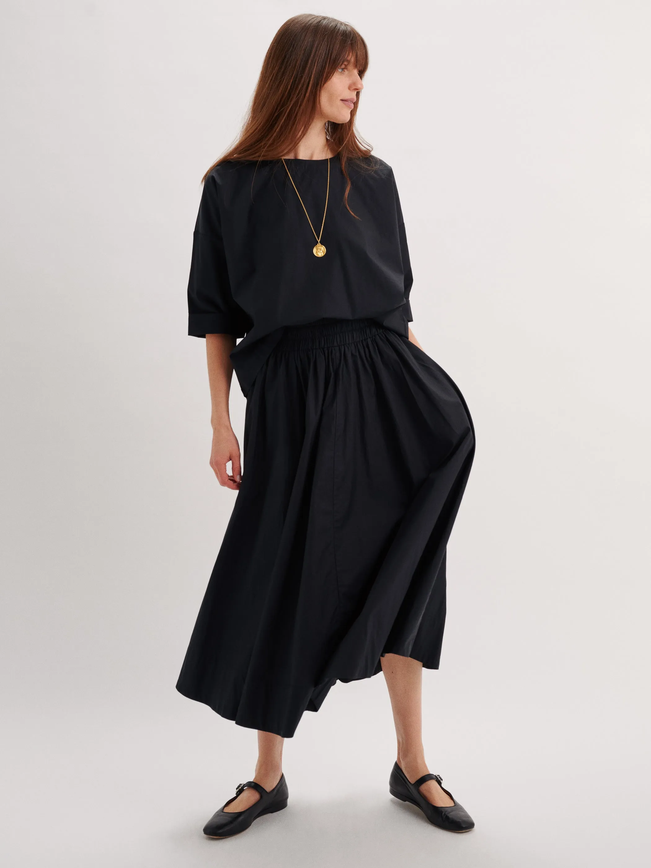 The Saria Top in Cotton Poplin