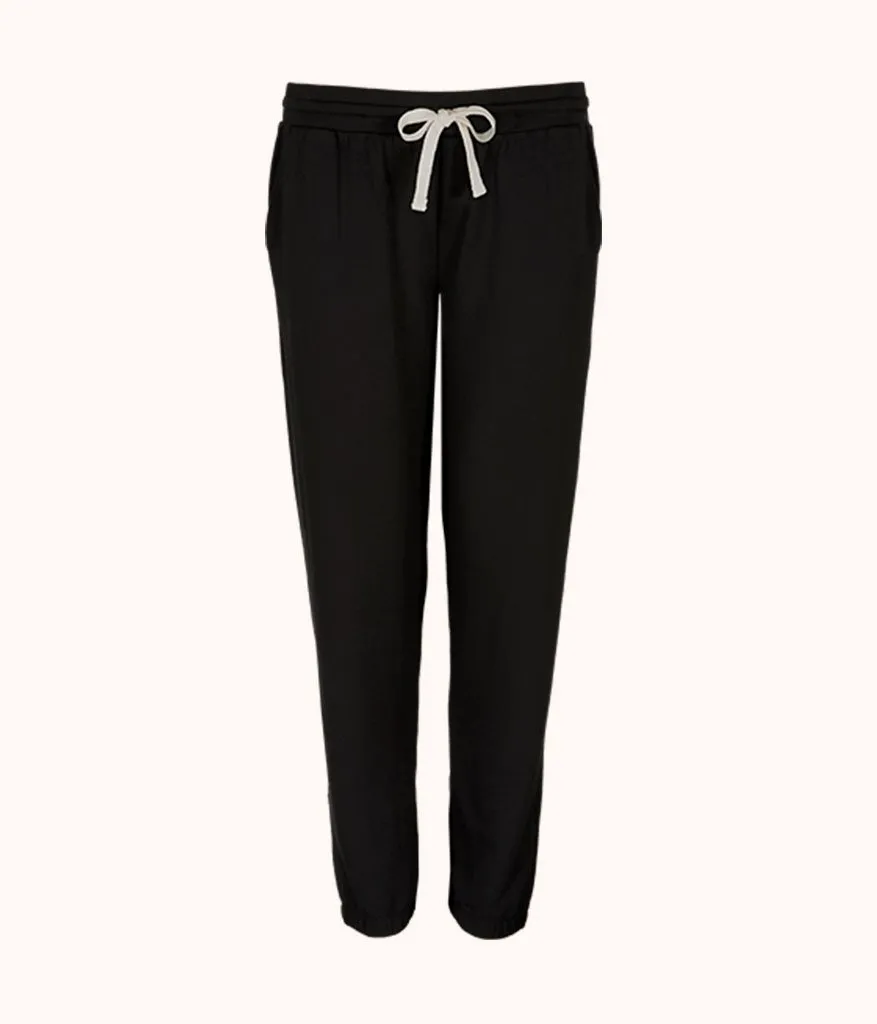 The Terry-Soft Jogger: Jet Black