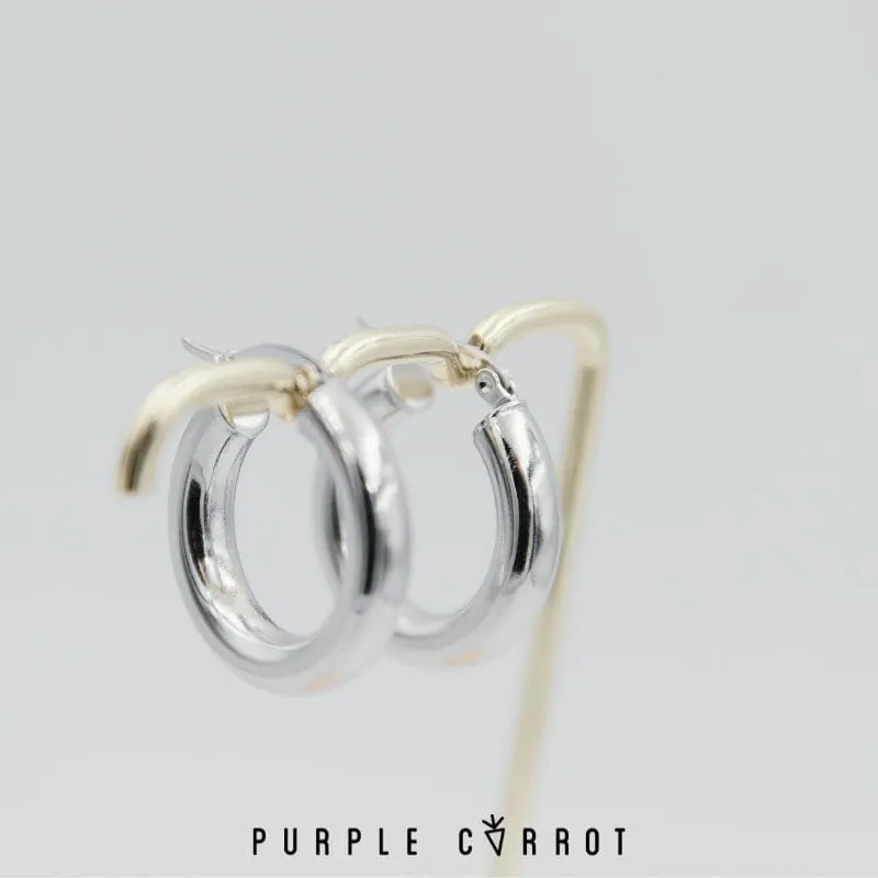 Thick Hoop Earrings