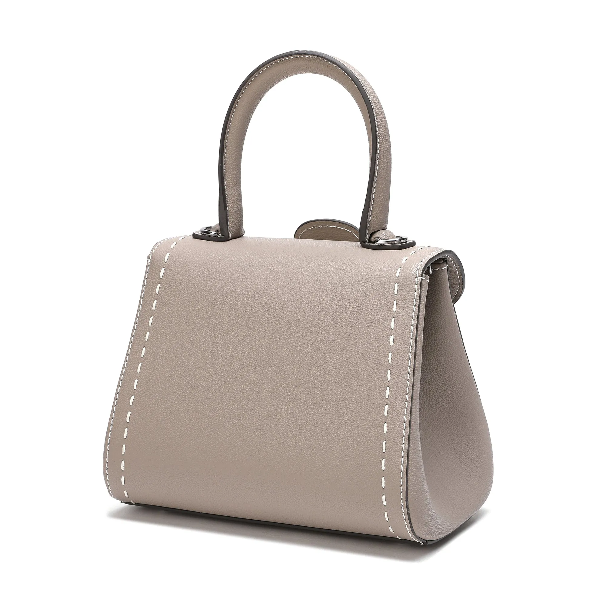 Tiffany & Fred Full-Grain Leather Satchel/Shoulder Bag