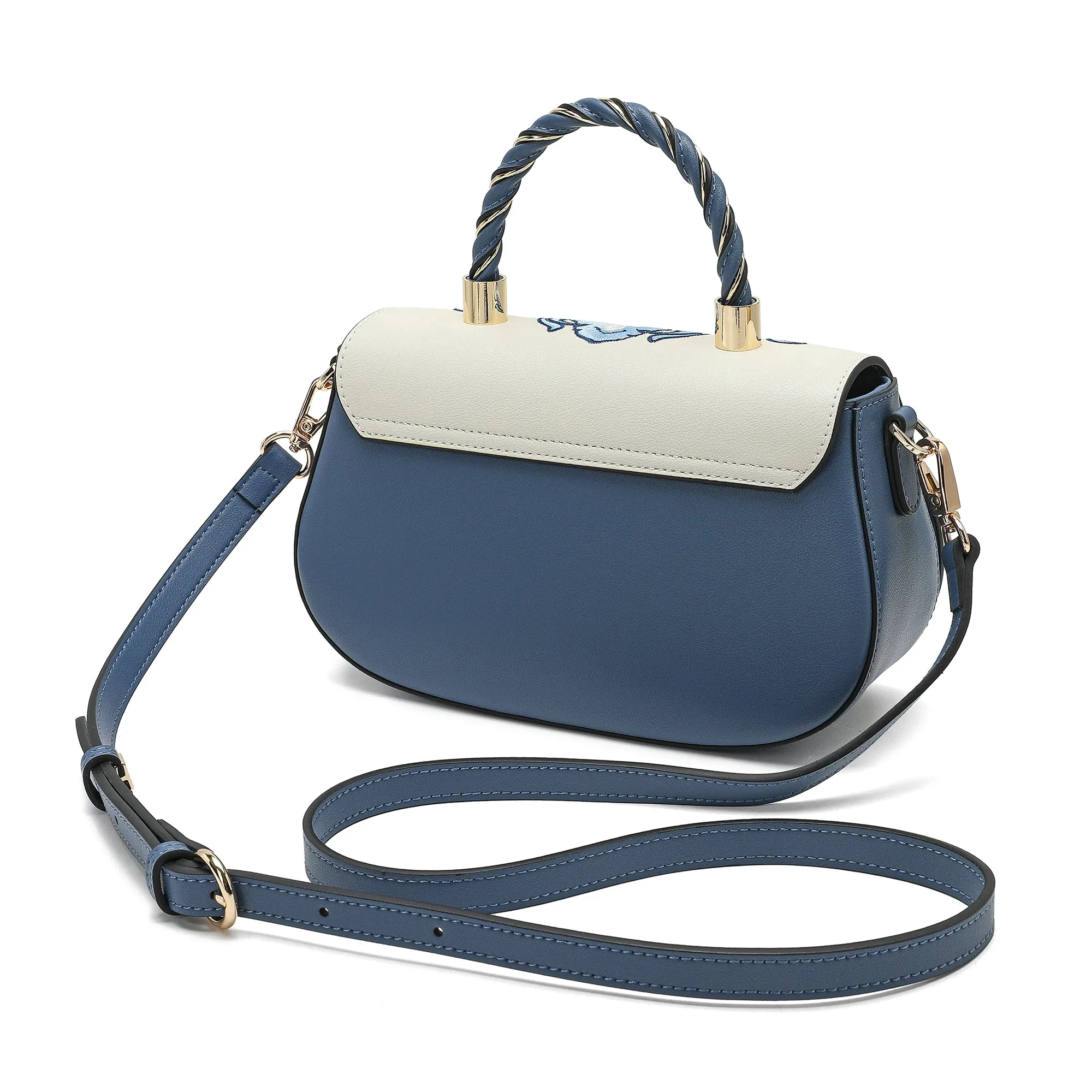 Tiffany & Fred Smooth Sewn Satchel/Shoulder Bag