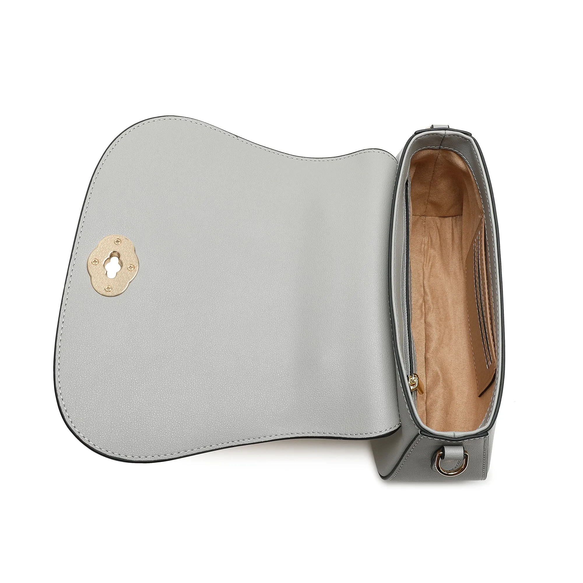 Tiffany & Fred Smooth Sewn Satchel/Shoulder Bag
