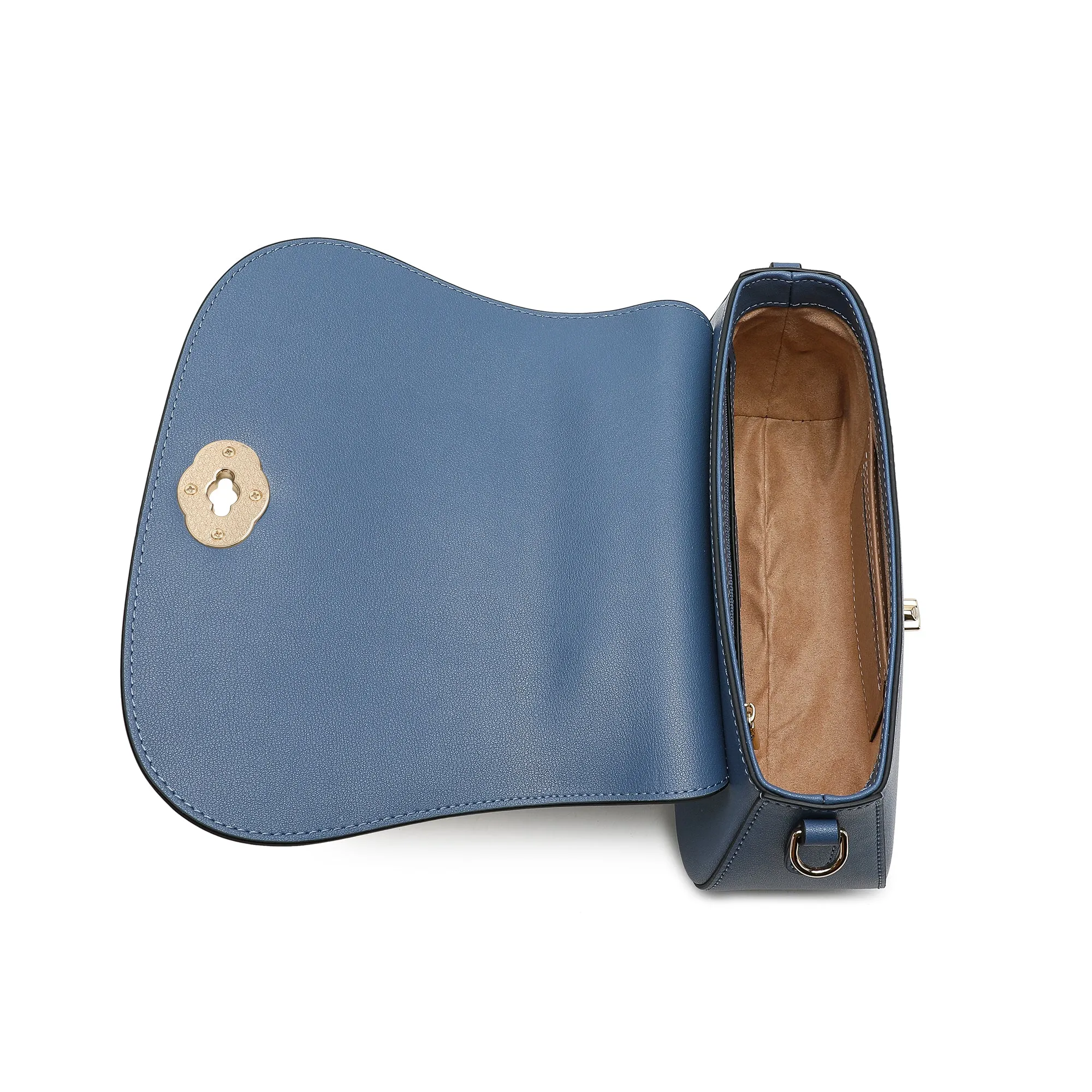 Tiffany & Fred Smooth Sewn Satchel/Shoulder Bag