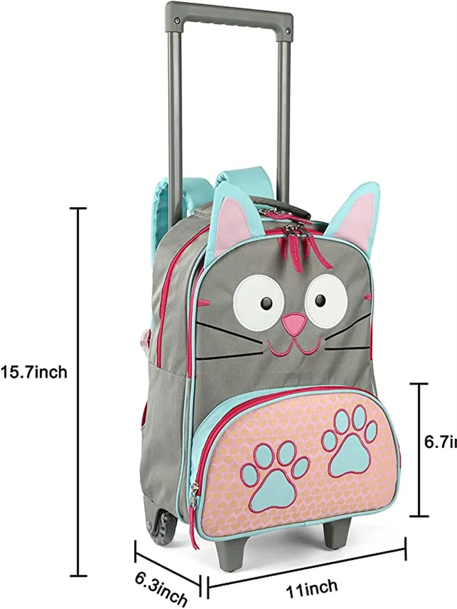 Tilami Bird 16 inch Double Handle Rolling Backpack