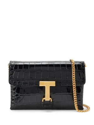 TOM FORD Crocodile Texture Mini Bag (19.5 x 13 x 4 cm)