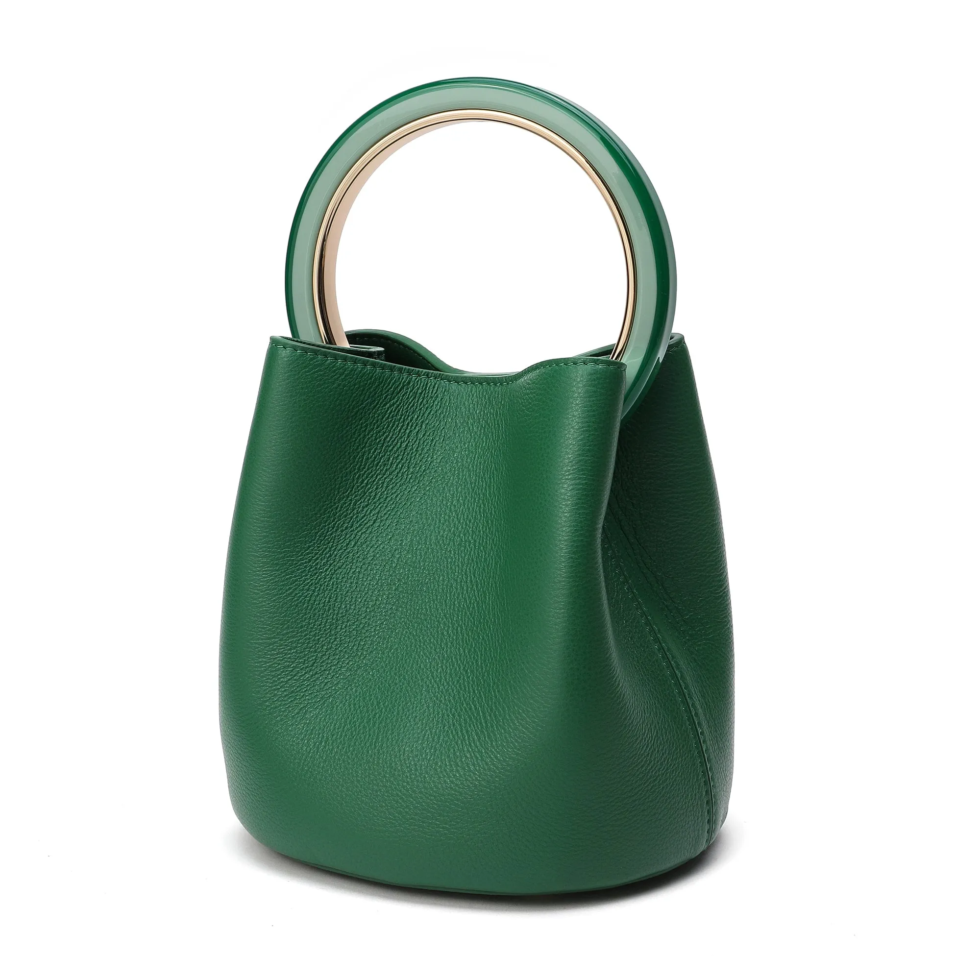 Top-grain Leather Satchel/Shoulder Bag