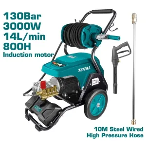 Total High Pressure Washer 130Bar 3000W for Commercial Use - TGT11276