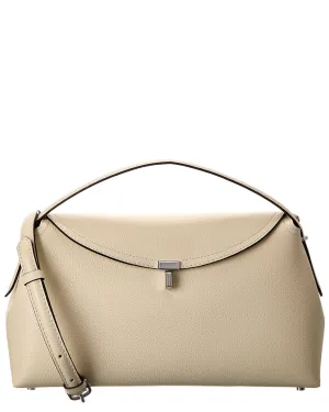 TOTEME T-Lock Top Handle Leather Satchel