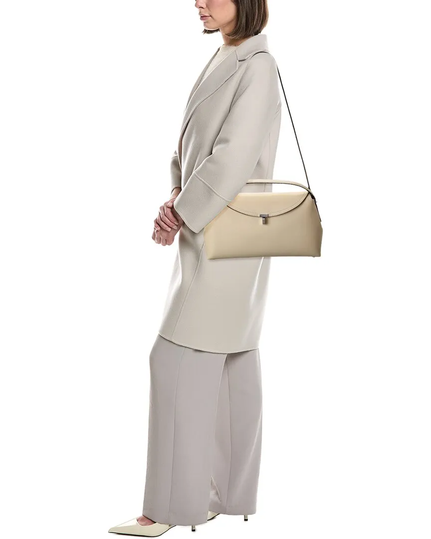 TOTEME T-Lock Top Handle Leather Satchel