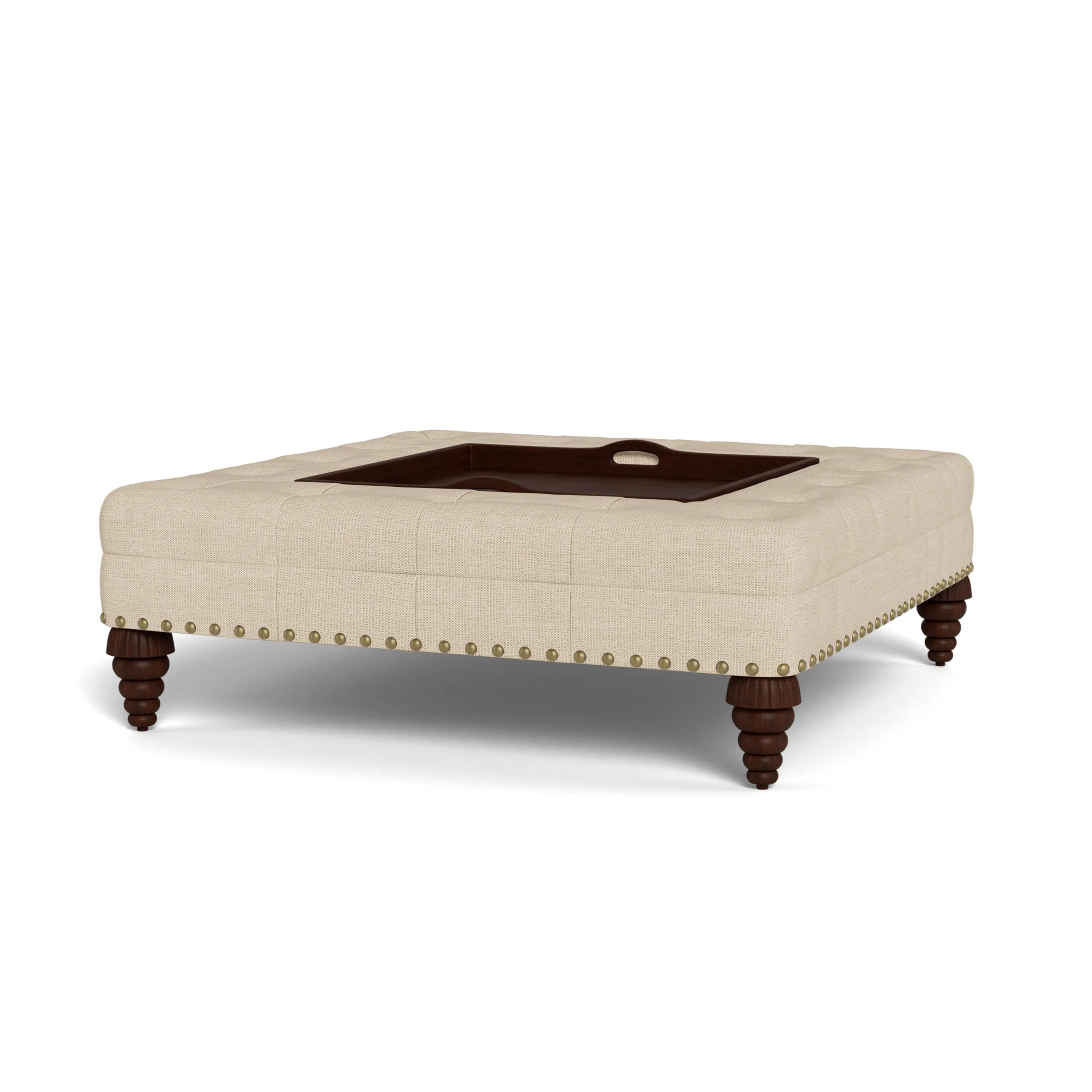Tray Chic Ottoman