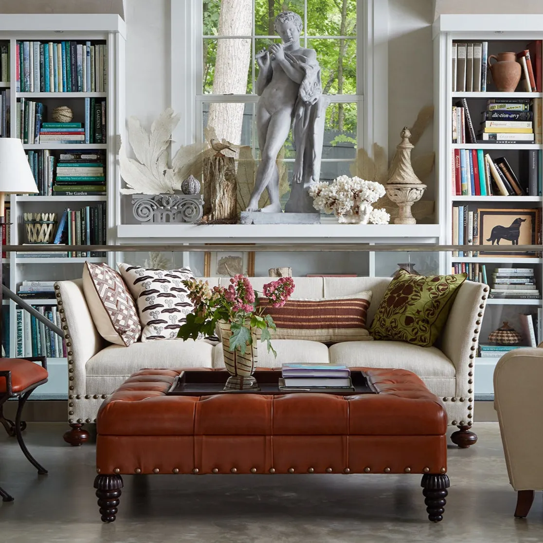 Tray Chic Ottoman