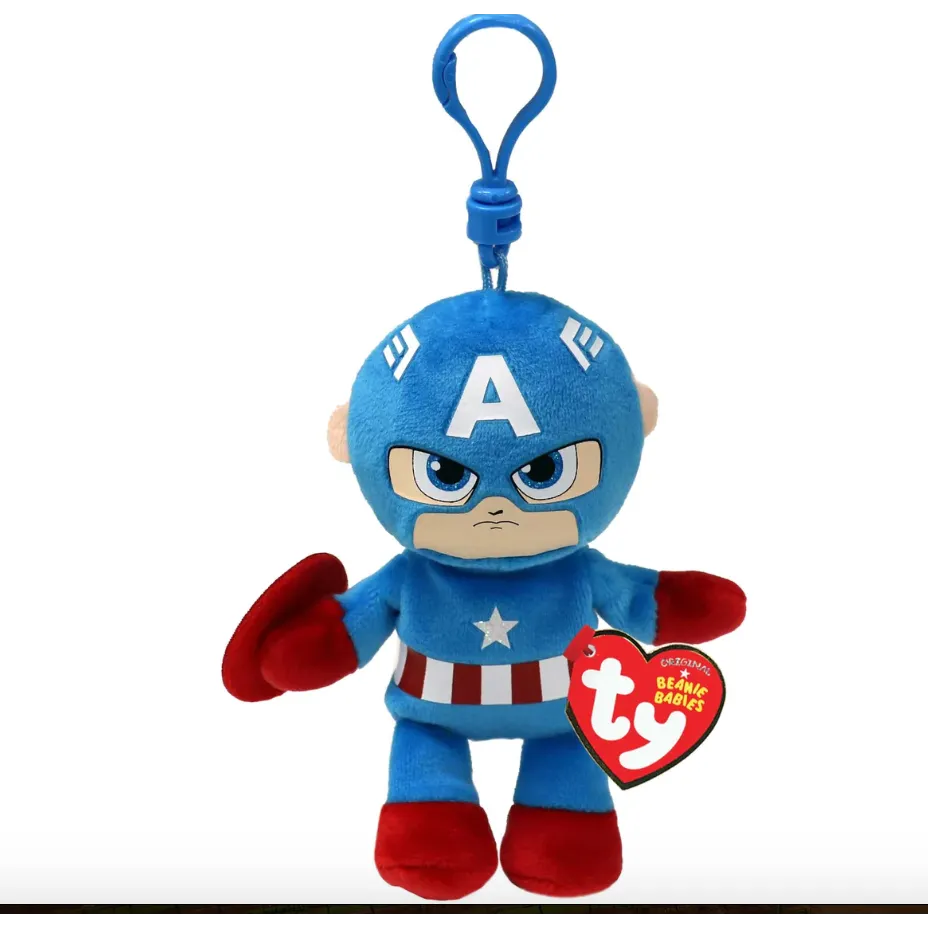 Ty Beanie Babies™ Captain America Clip