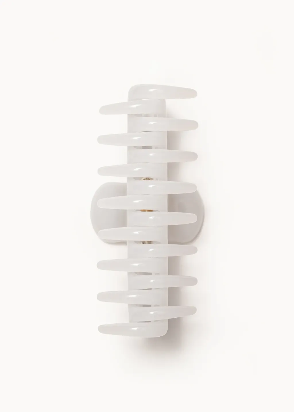 Undo Hairware No. 4 Claw Clip in Milkglass