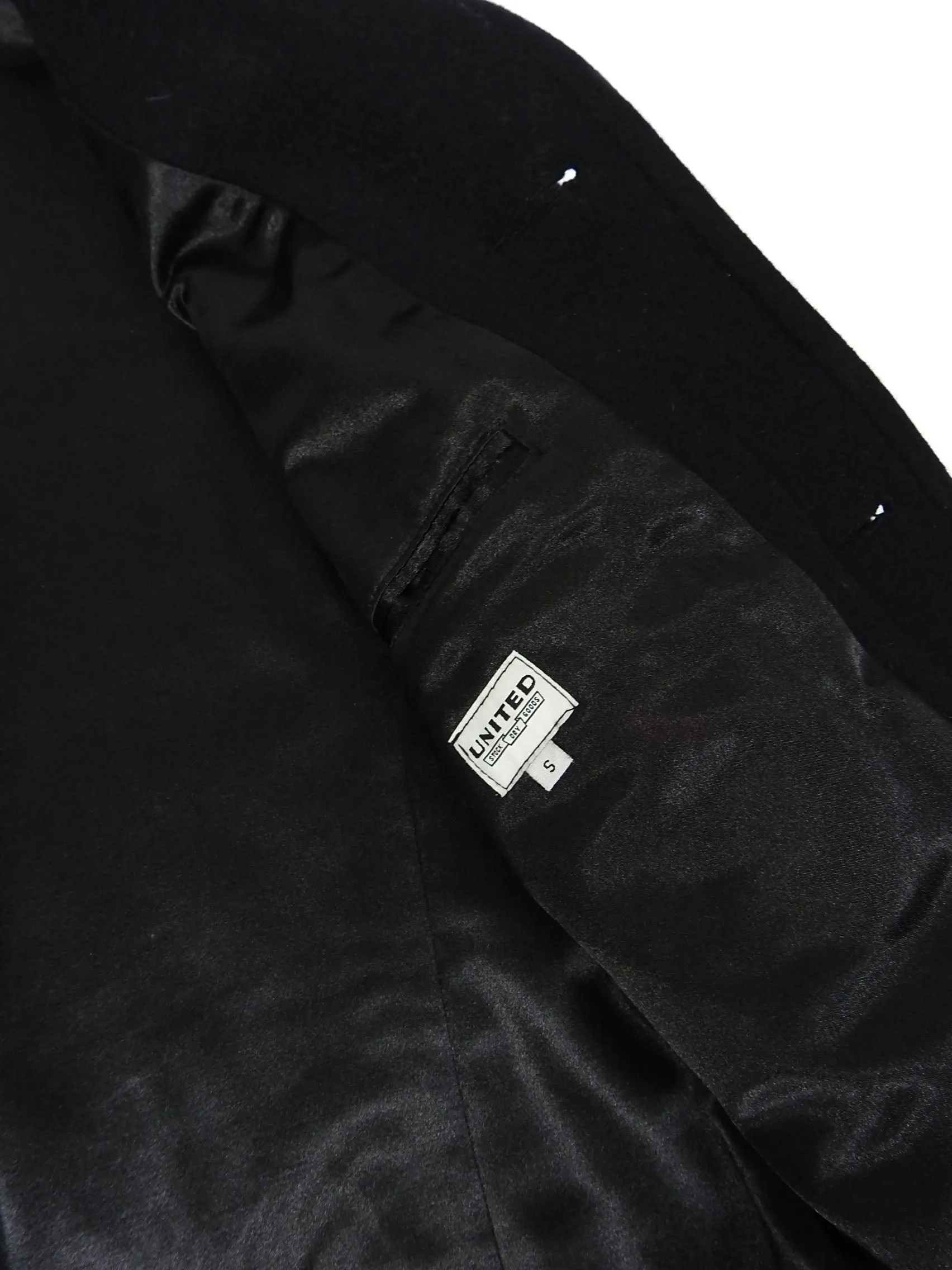 United Wool Peacoat Size Small