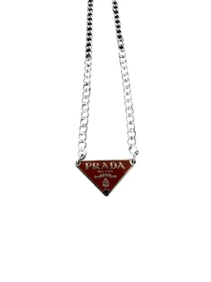 Upcycled Prada Necklace