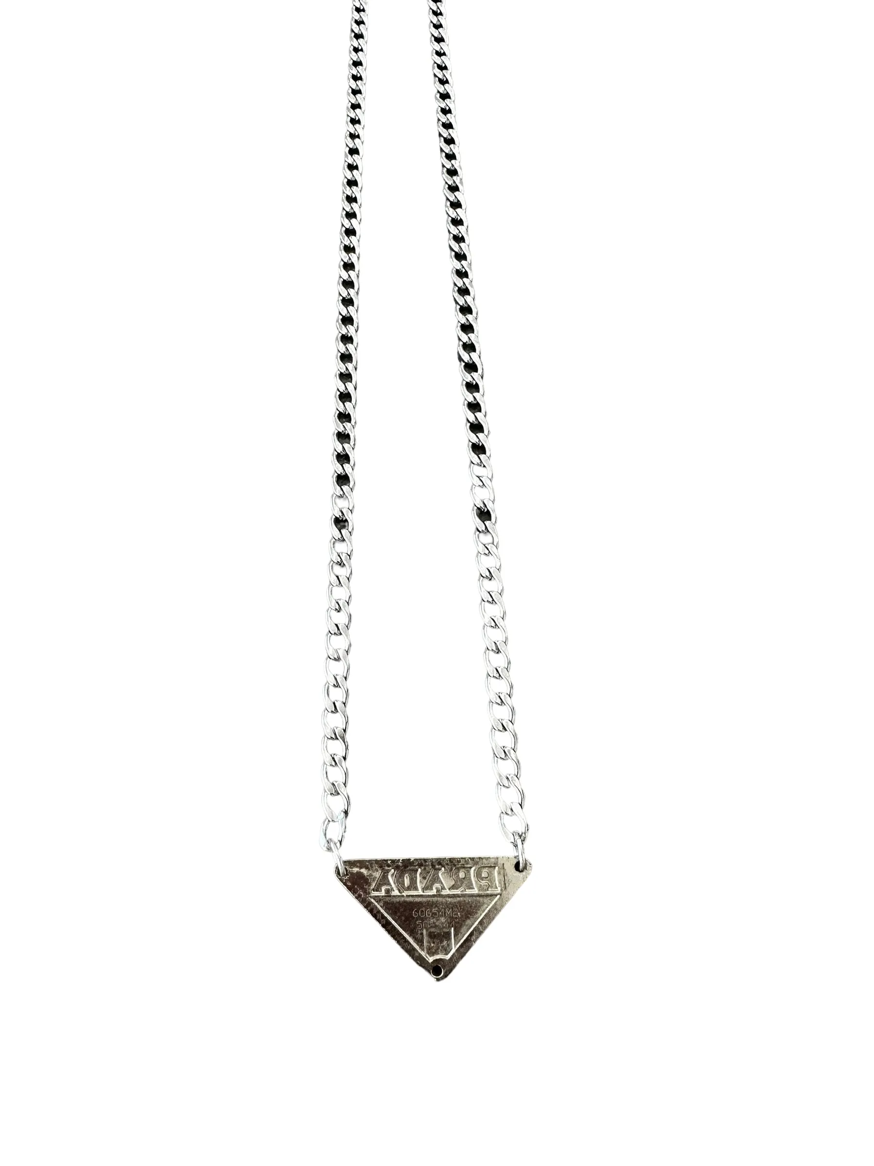Upcycled Prada Necklace
