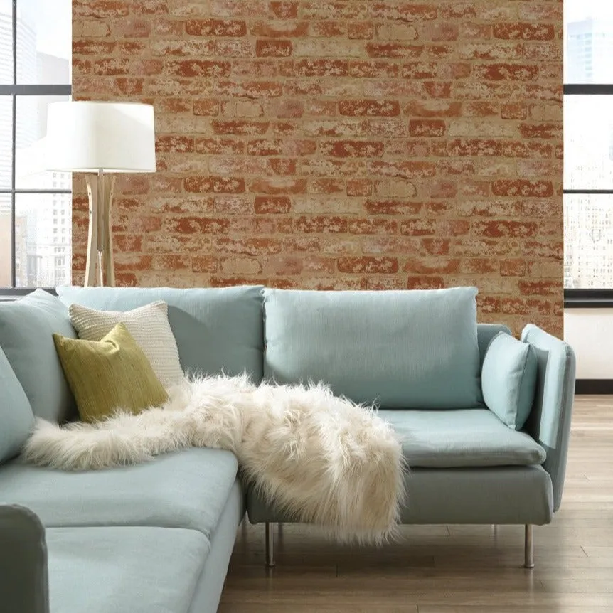 Urban Chic Up The Wall Wallpaper (56 SqFt)