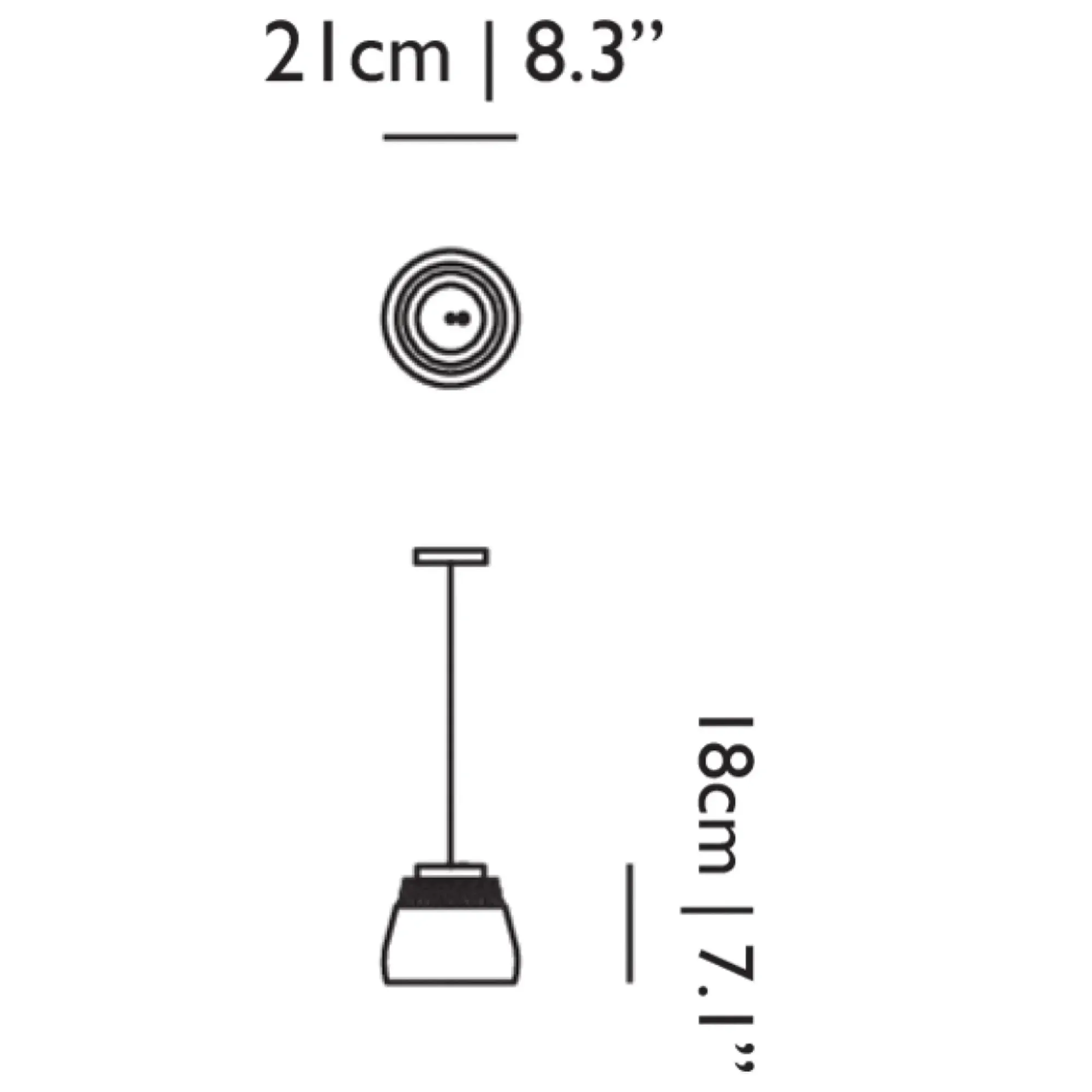 Valentine Suspended Lamp