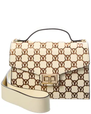 Valentino by Mario Valentino Titti Monogram Leather Satchel