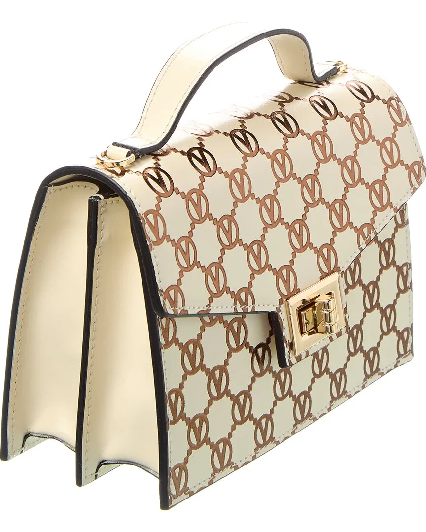 Valentino by Mario Valentino Titti Monogram Leather Satchel