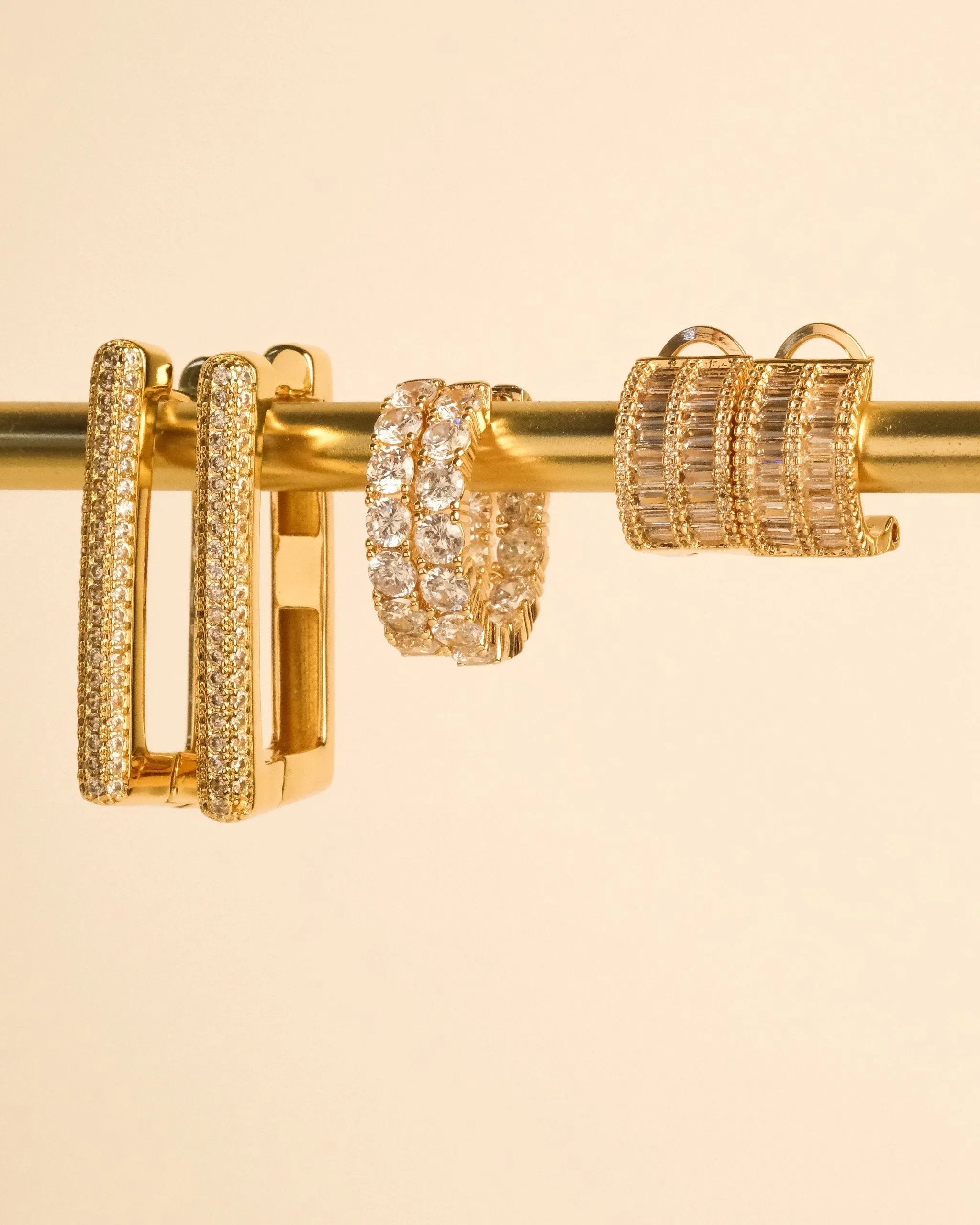 Valerie CZ Celebration Hoop Earrings