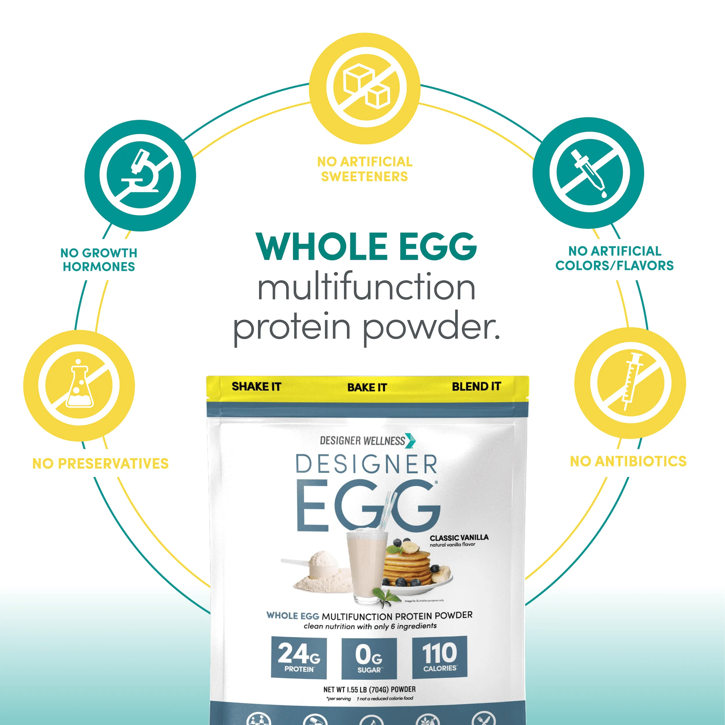 Vanilla Designer Egg - 1.55 lb