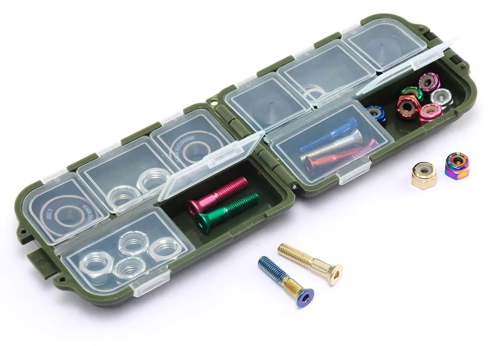 Venom Skateboards 27pc Ultimate Hardware Gift Pack inc Storage Box