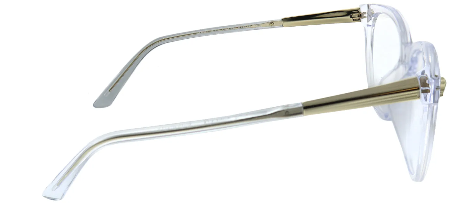 Versace VE 3242A 148 Round Plastic Clear Eyeglasses with Demo Lens