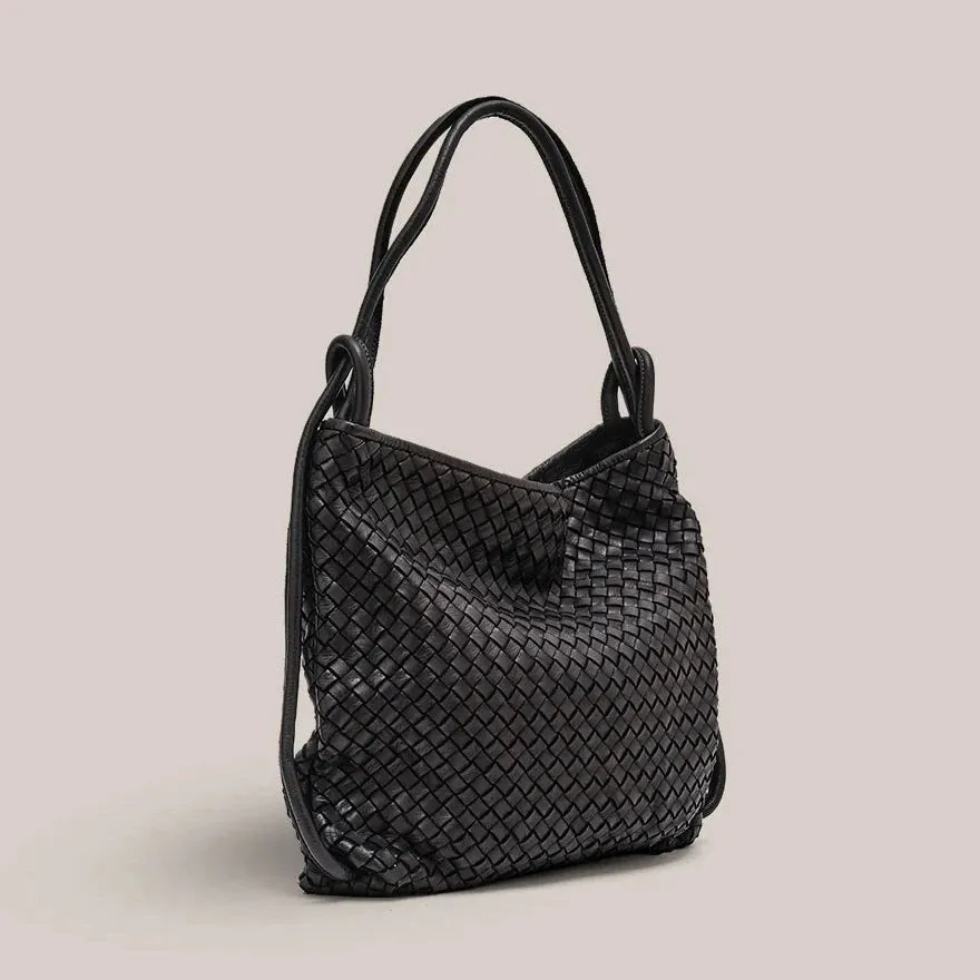 Vestirsi Woven Bella Backpack Black