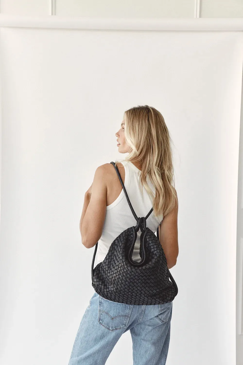 Vestirsi Woven Bella Backpack Black