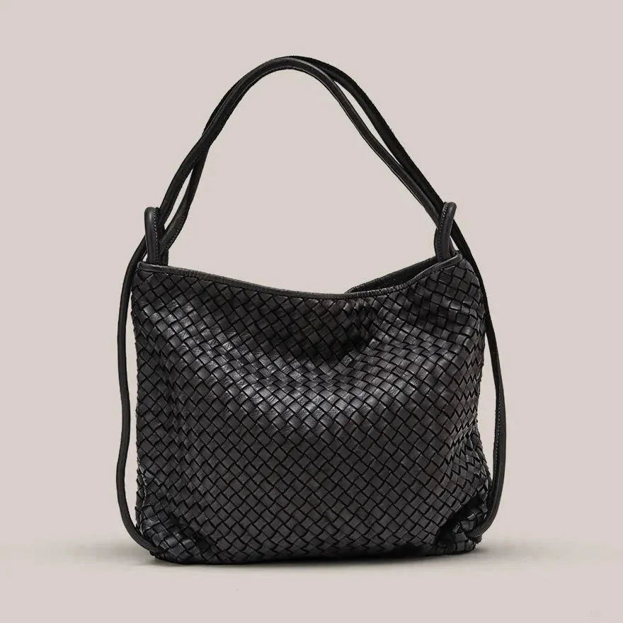 Vestirsi Woven Bella Backpack Black