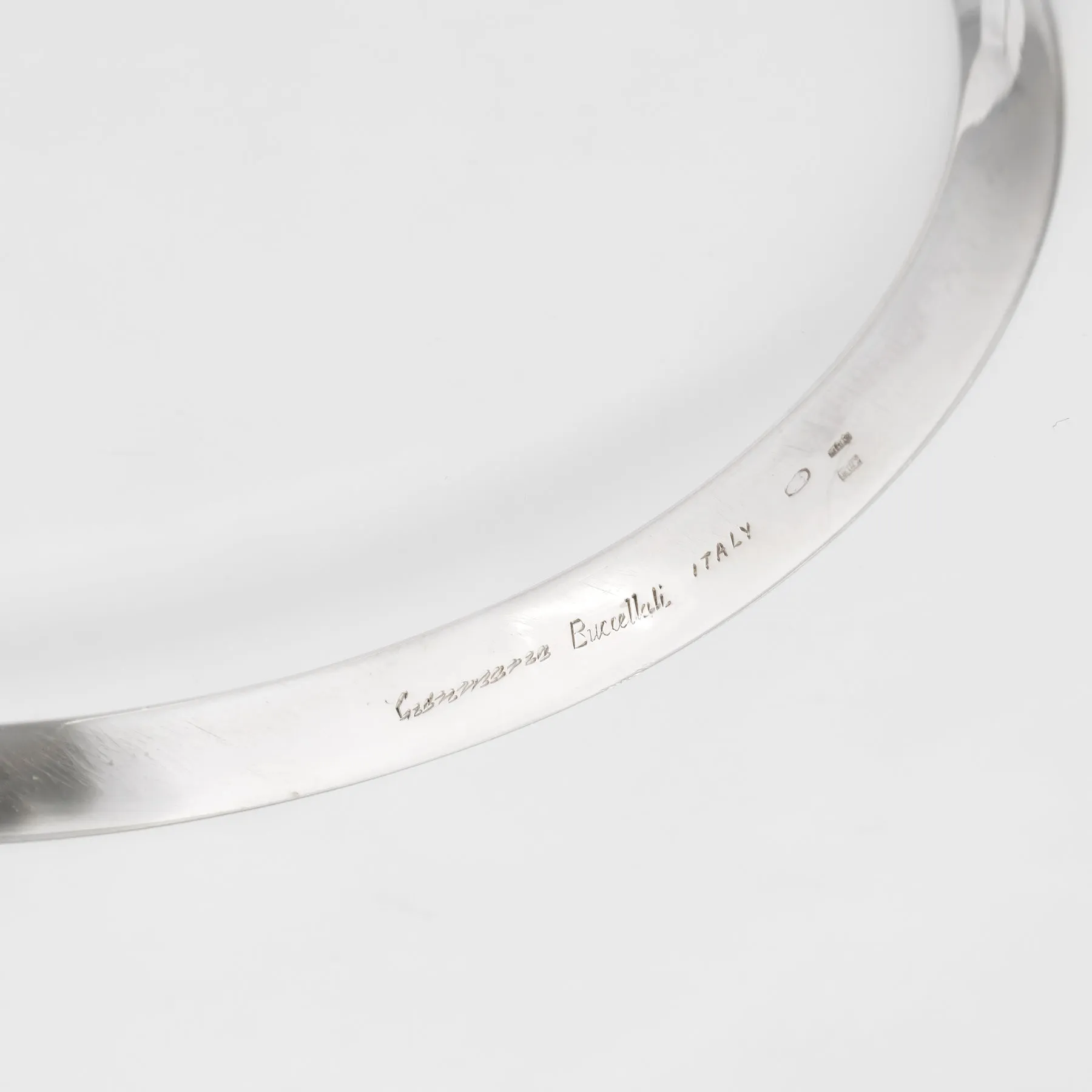 Vintage Gianmaria Buccellati Neck Collar Sterling Silver Choker Statement Fine