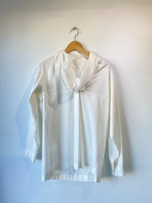 Vintage Issey Miyake White Cowl Neck Top