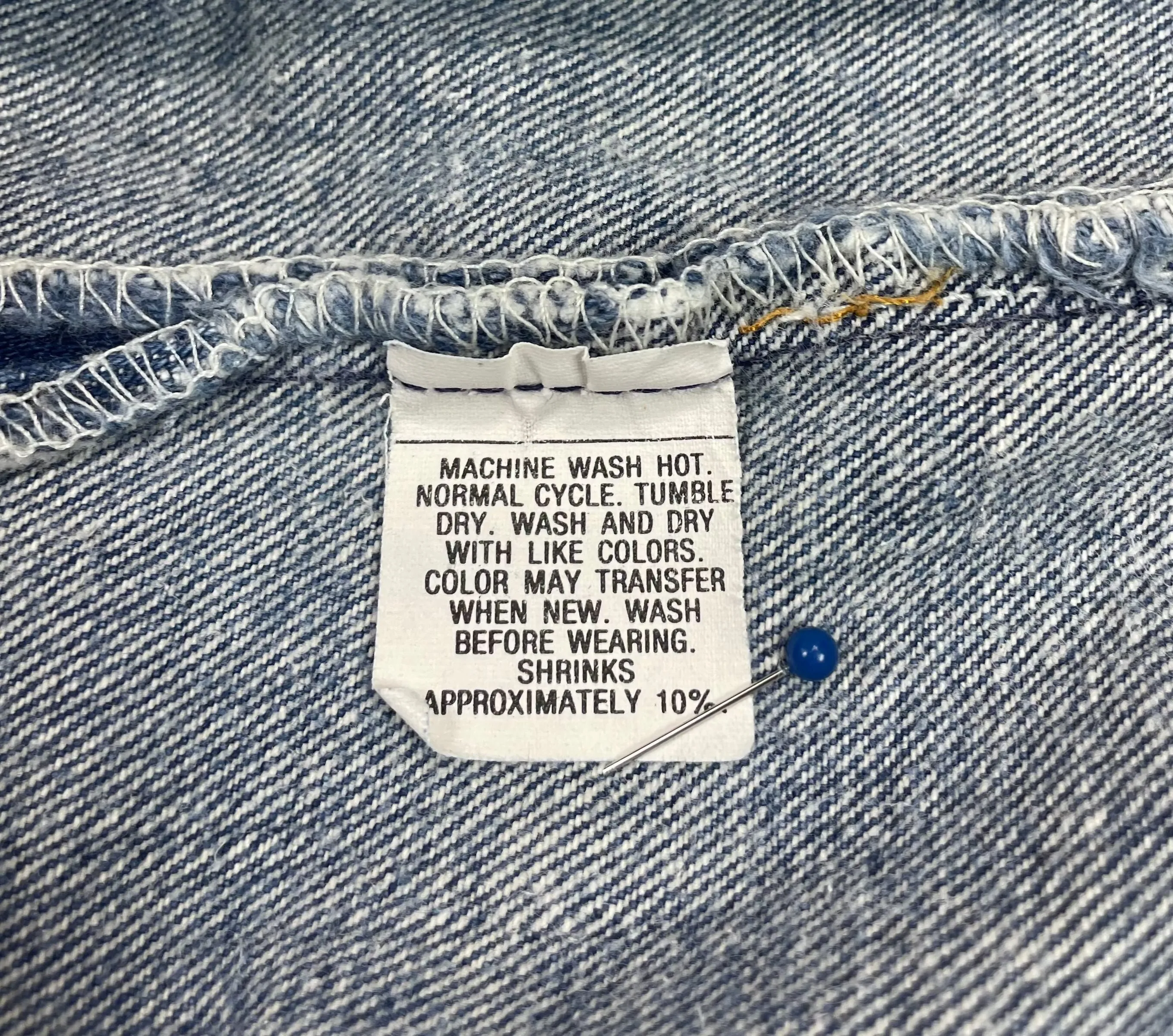 Vintage Levi 501 USA Transitional Tag Premium Wash Denim Jeans (JYJ-0285)